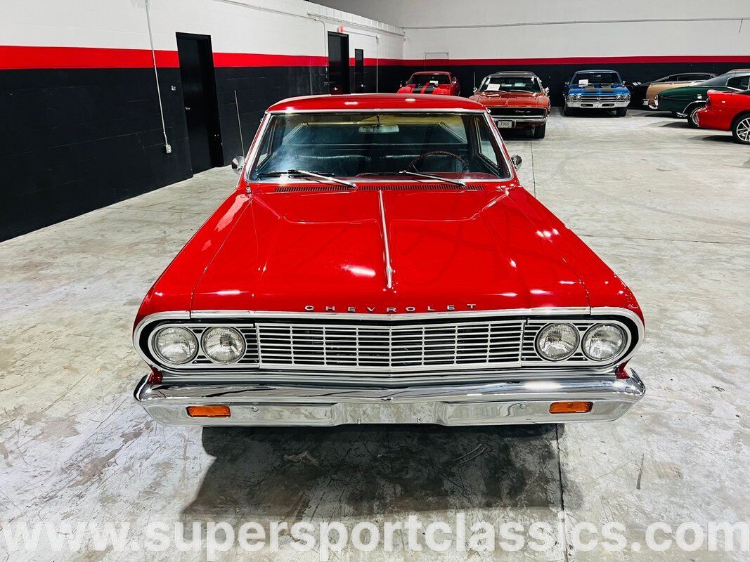 Chevrolet-El-Camino-Pickup-1964-Red-Black-0-8