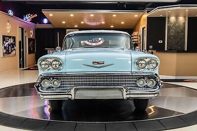 Chevrolet-Impala-Cabriolet-1958-Blue-Blue-16906-7