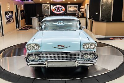 Chevrolet-Impala-Cabriolet-1958-Blue-Blue-16906-8