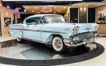 Chevrolet-Impala-Cabriolet-1958-Blue-Blue-16906-9