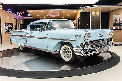 Chevrolet-Impala-Cabriolet-1958-Blue-Blue-16906-9