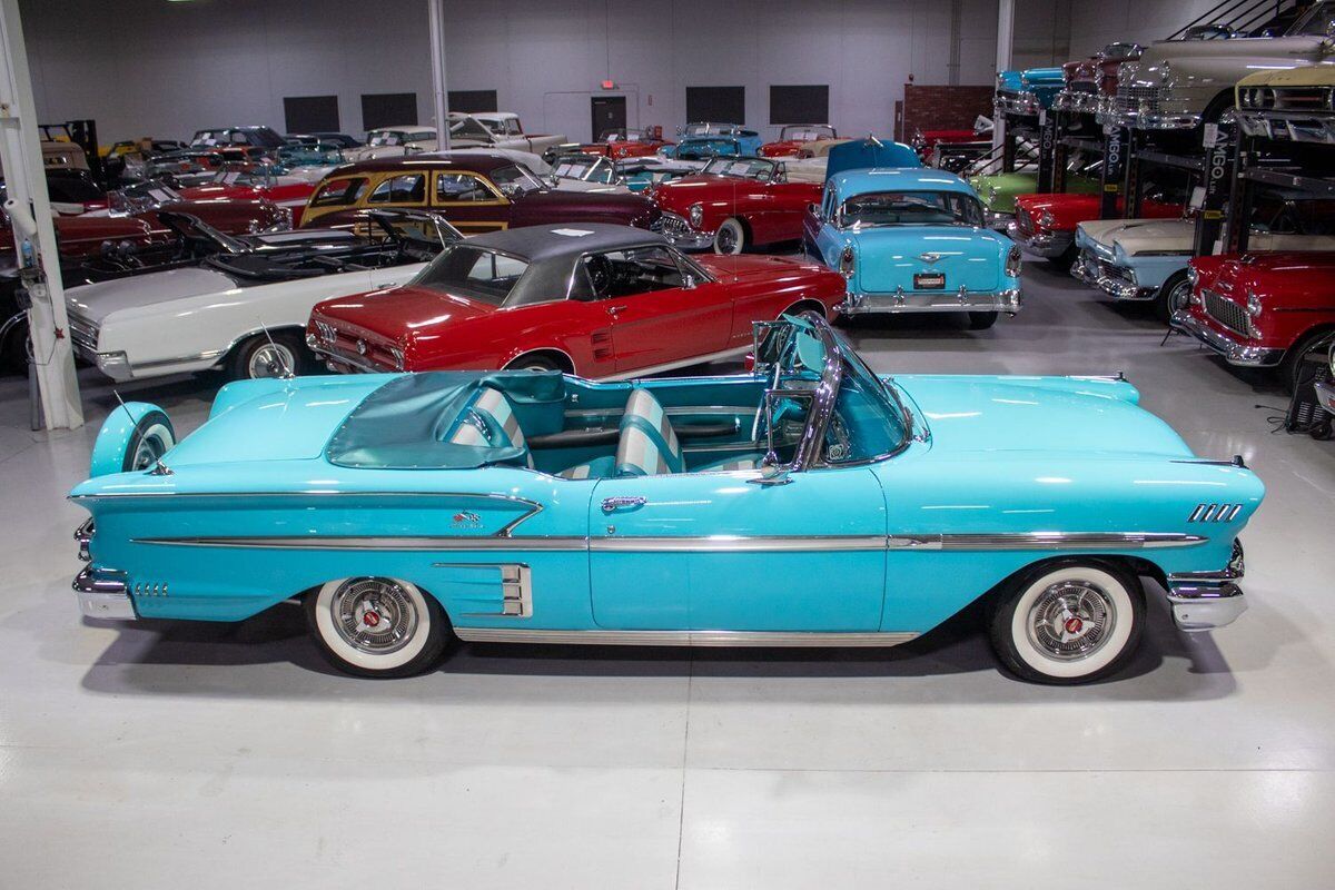 Chevrolet-Impala-Cabriolet-1958-Tropic-Turquoise-Black-47659-8