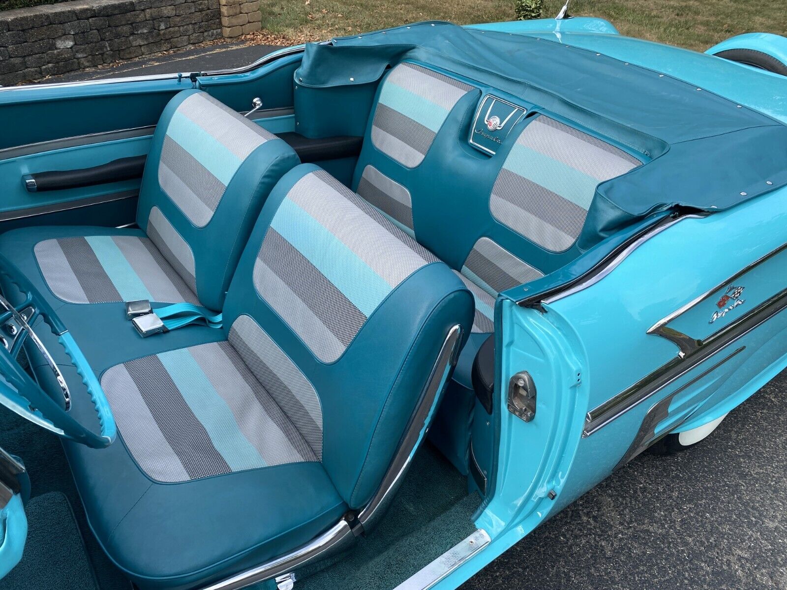 Chevrolet-Impala-Cabriolet-1958-Turquoise-Turquoise-and-Gray-Tri-Color-128876-25