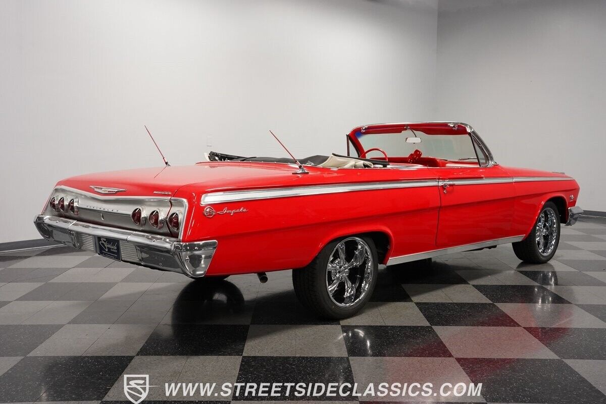 Chevrolet-Impala-Cabriolet-1962-Red-Red-133265-12