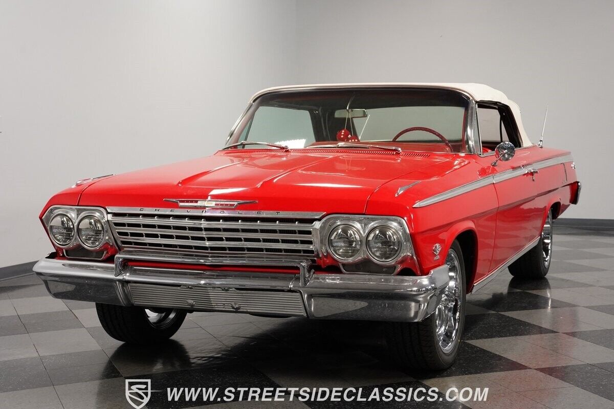 Chevrolet-Impala-Cabriolet-1962-Red-Red-133265-18