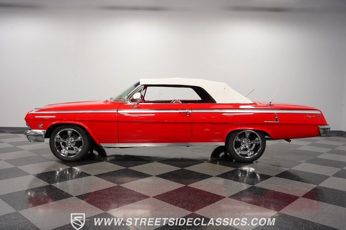 Chevrolet-Impala-Cabriolet-1962-Red-Red-133265-2