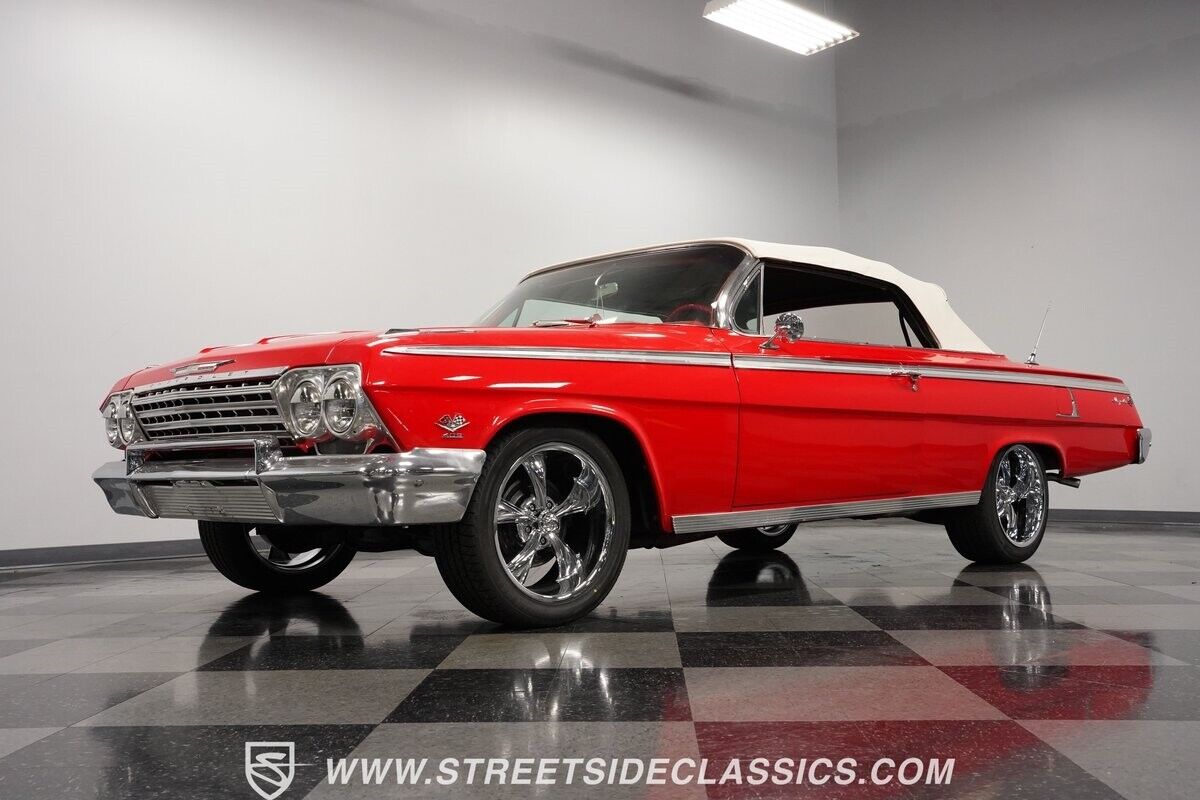 Chevrolet-Impala-Cabriolet-1962-Red-Red-133265-21