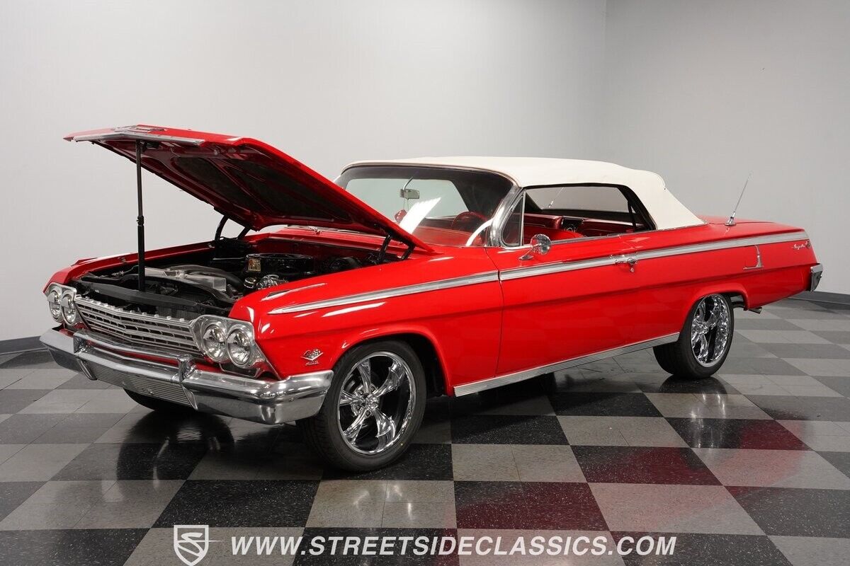 Chevrolet-Impala-Cabriolet-1962-Red-Red-133265-31