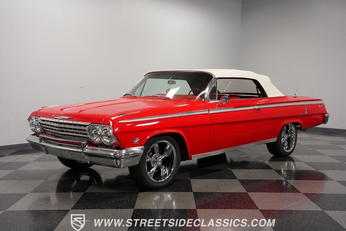 Chevrolet-Impala-Cabriolet-1962-Red-Red-133265-5