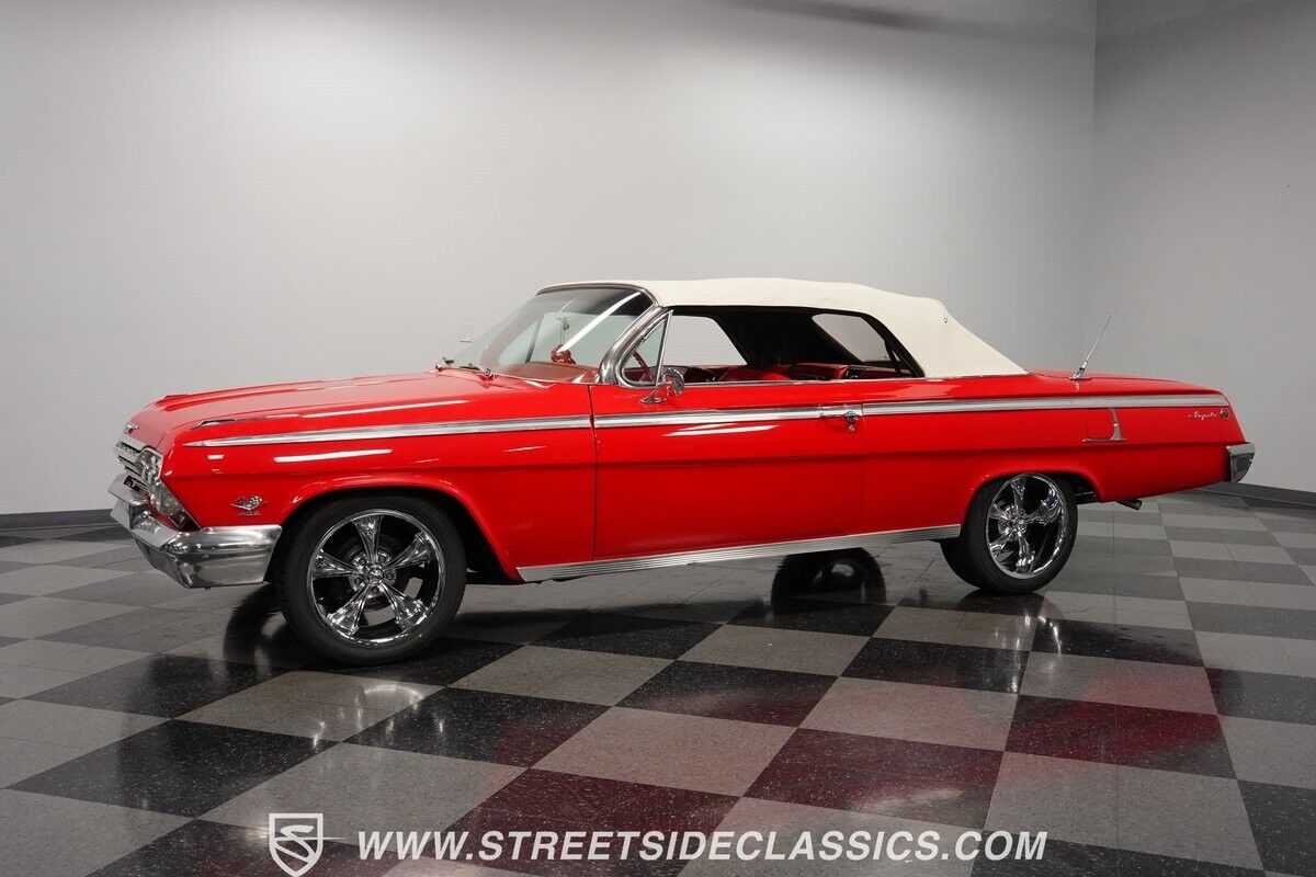 Chevrolet-Impala-Cabriolet-1962-Red-Red-133265-6