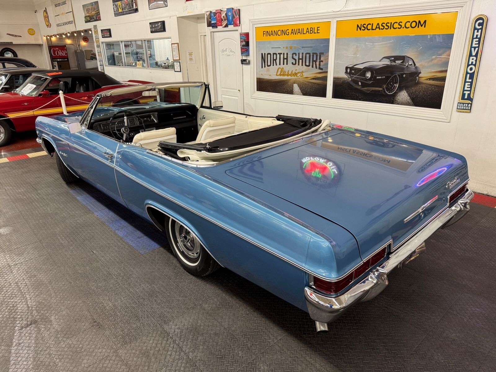 Chevrolet-Impala-Cabriolet-1966-Blue-White-0-8