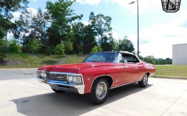 Chevrolet-Impala-Cabriolet-1967-Red-Red-98605-2