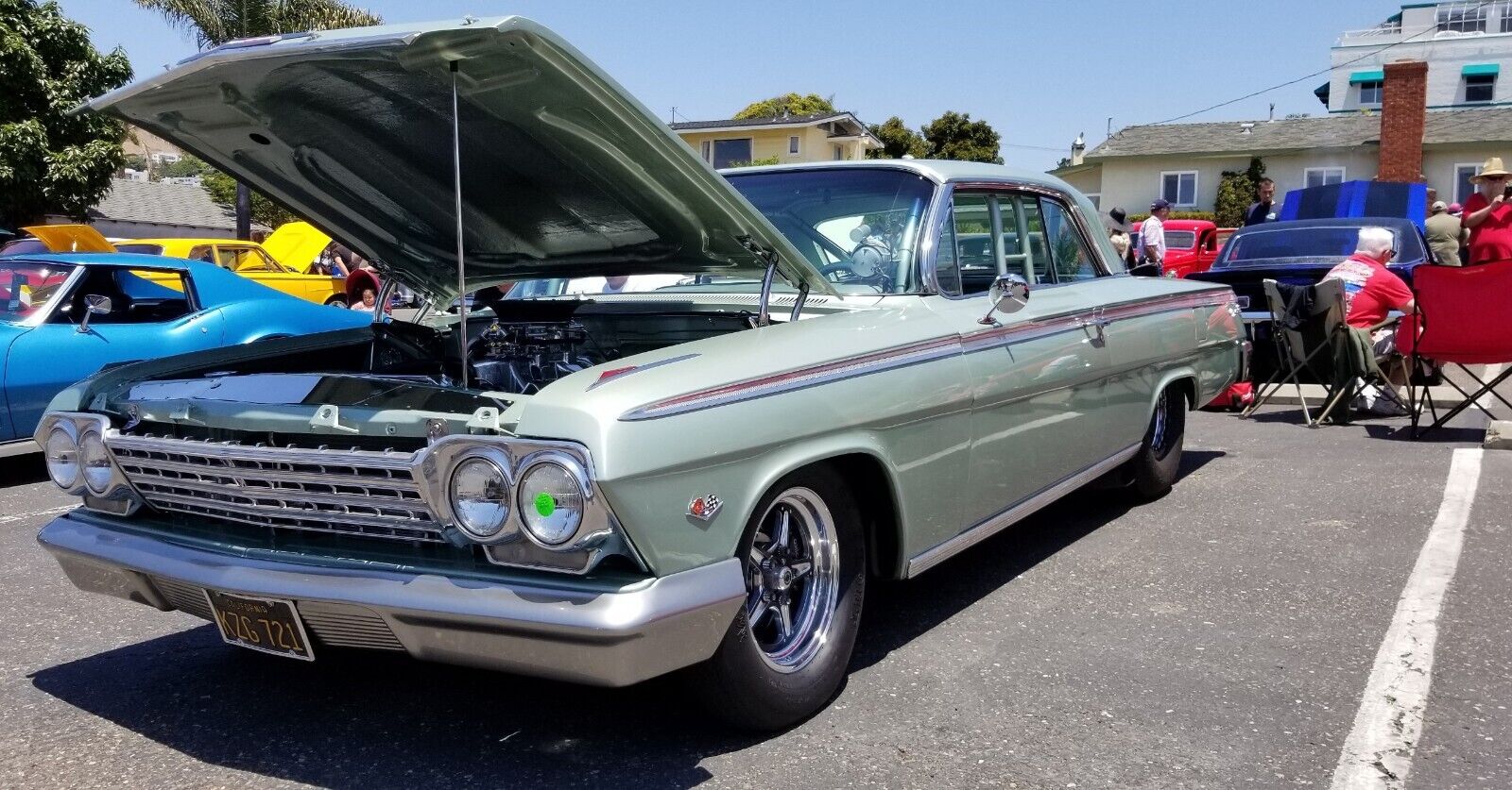 Chevrolet-Impala-Coupe-1962-Green-Green-2414-35