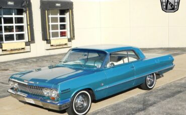 Chevrolet-Impala-Coupe-1963-Green-White-57143-3