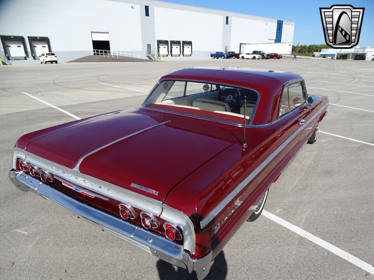 Chevrolet-Impala-Coupe-1964-Burgandy-White-104137-7