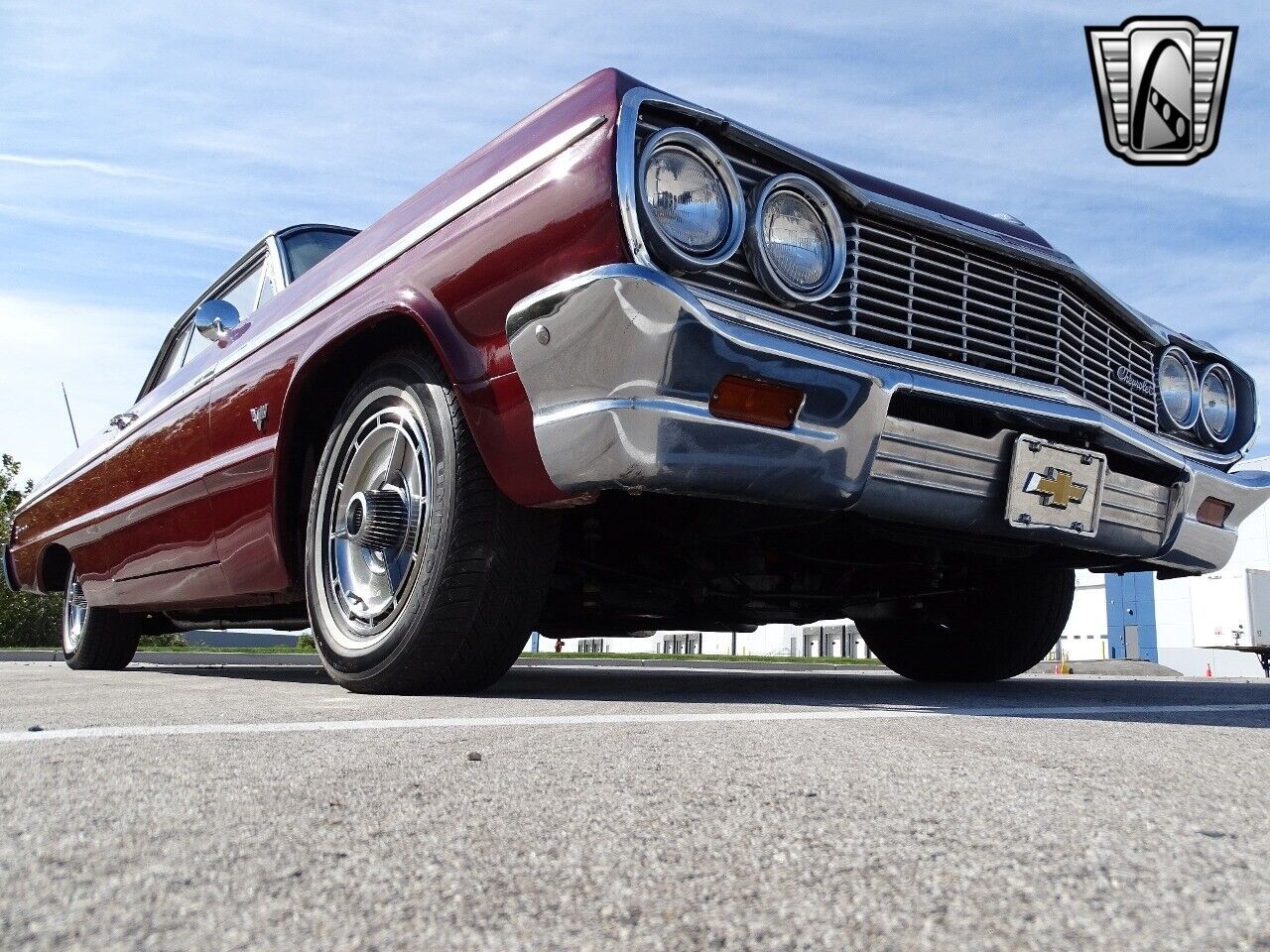 Chevrolet-Impala-Coupe-1964-Burgandy-White-104137-9