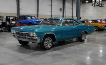 Chevrolet-Impala-Coupe-1965-Green-White-13959-2