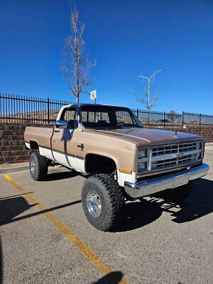 Chevrolet-K-10-Pickup-1985-Gold-Gray-209215-1