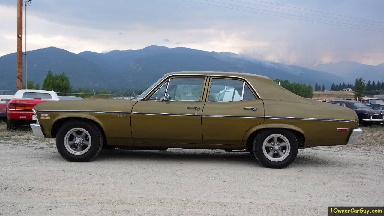 Chevrolet-Nova-Berline-1972-Green-Black-135708-26