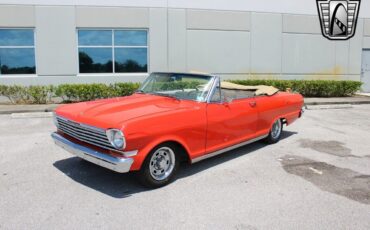 Chevrolet-Nova-Cabriolet-1963-Red-Beige-99868-3