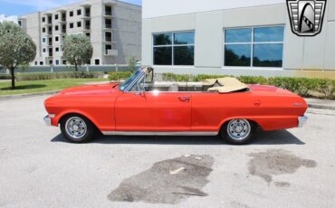 Chevrolet-Nova-Cabriolet-1963-Red-Beige-99868-4