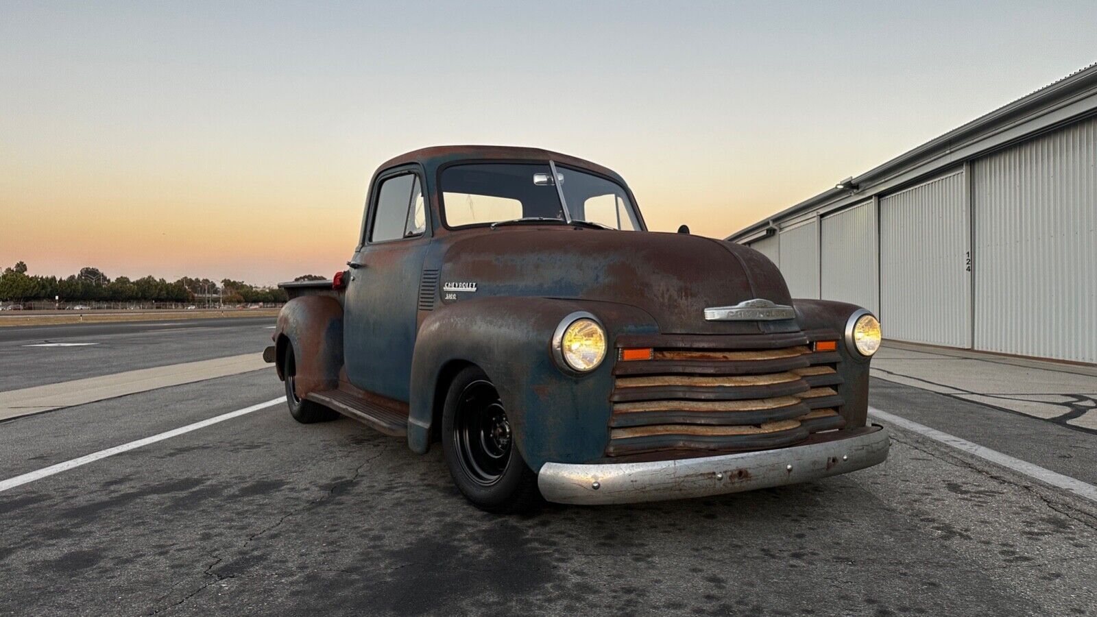 Chevrolet-Other-Pickups-1950-Blue-Brown-10383-2