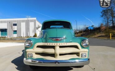 Chevrolet-Other-Pickups-1954-Green-Saddle-203-3