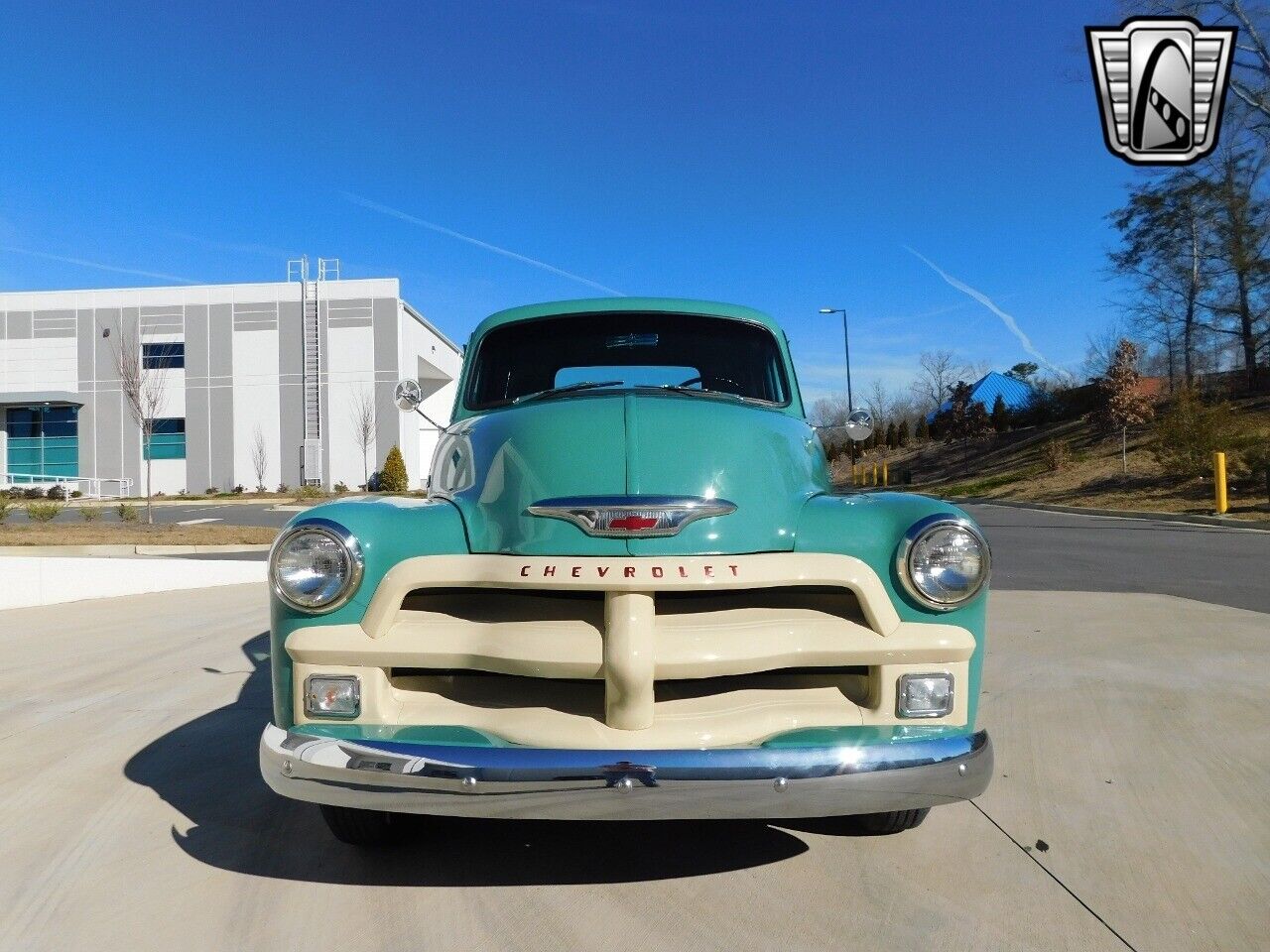 Chevrolet-Other-Pickups-1954-Green-Saddle-203-3