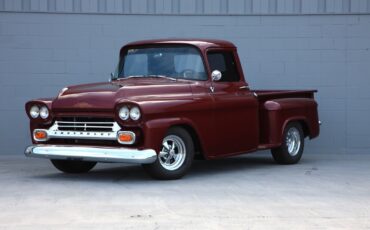 Chevrolet-Other-Pickups-1959-maroon-Black-99999-1