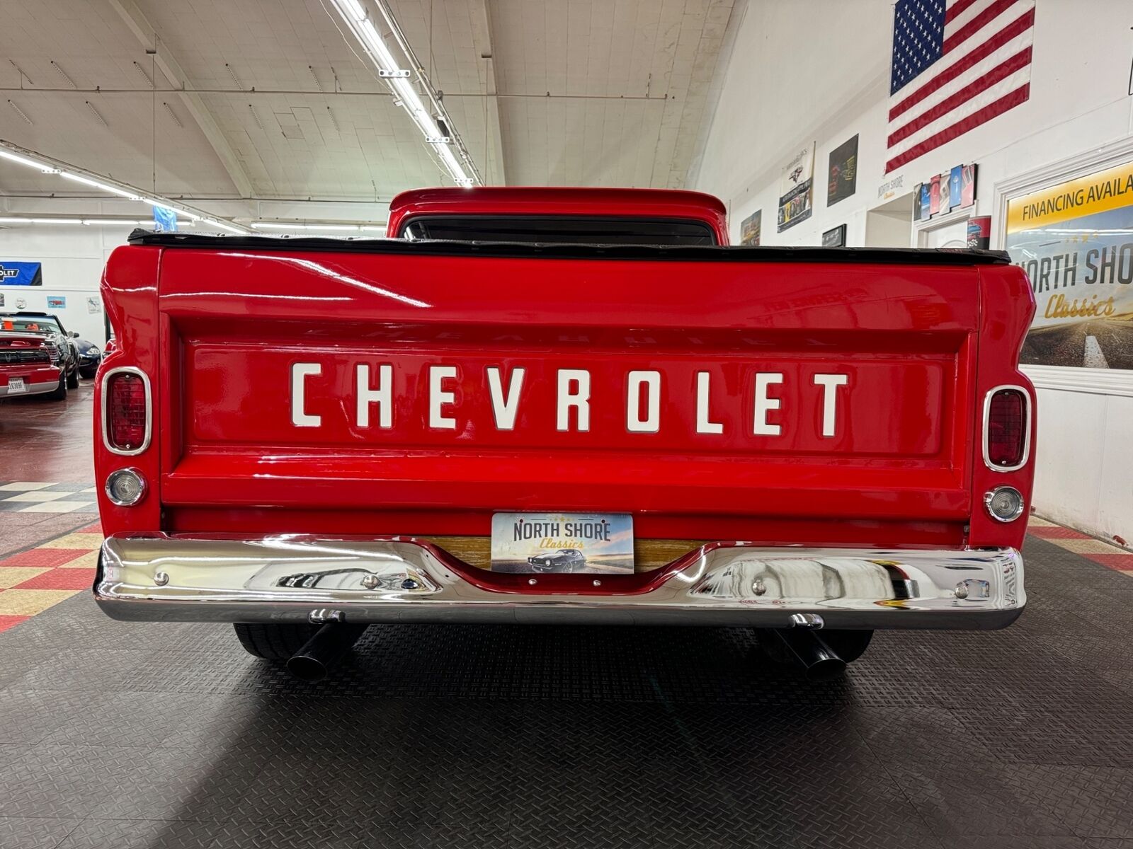 Chevrolet-Other-Pickups-1965-Red-Gray-916-12