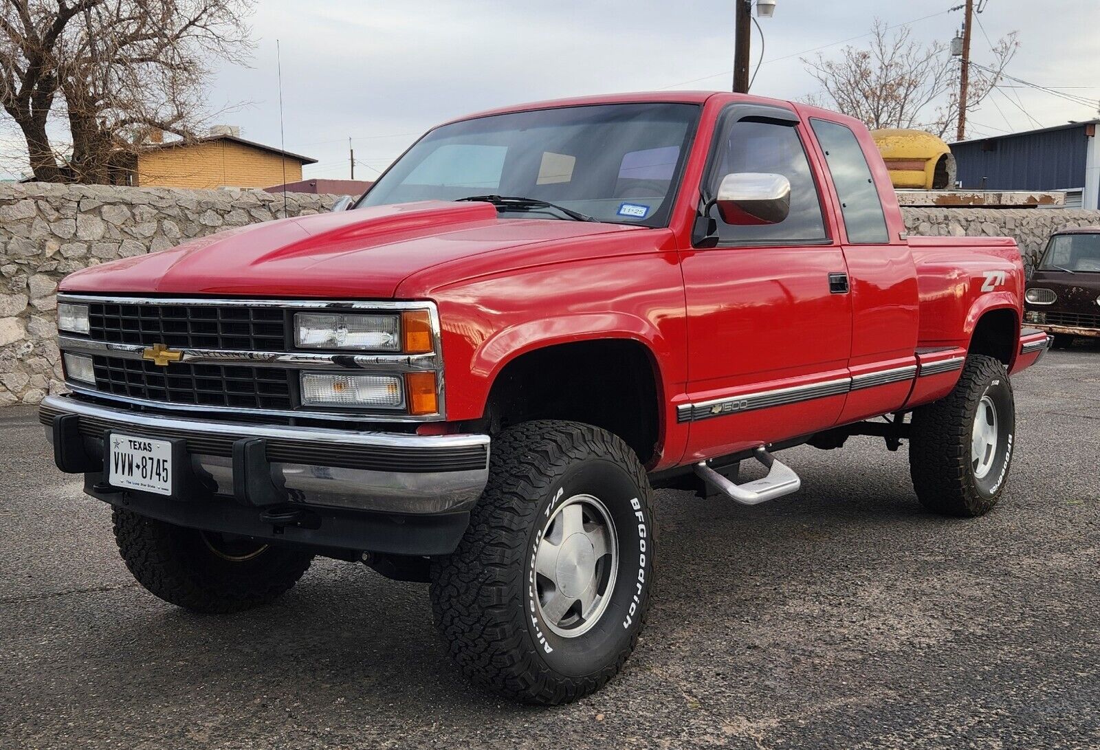 Chevrolet-Silverado-1500-1992-Red-Gray-215594-1