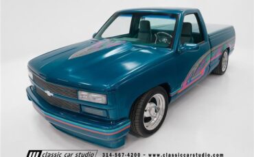 Chevrolet-Silverado-1500-1992-Teal-Turquoise-34-3