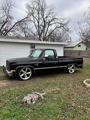 Chevrolet-Silverado-1500-Pickup-1986-Black-Tan-217261-2