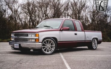 Chevrolet-Silverado-1500-Pickup-1994-Burgandy-Gray-562929-2