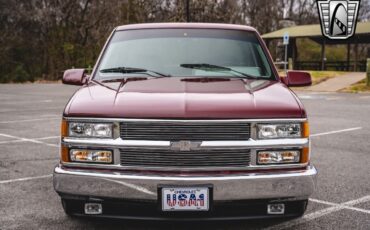 Chevrolet-Silverado-1500-Pickup-1994-Burgandy-Gray-562929-8