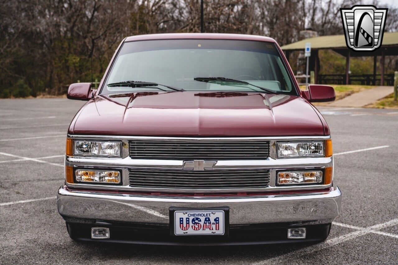 Chevrolet-Silverado-1500-Pickup-1994-Burgandy-Gray-562929-8