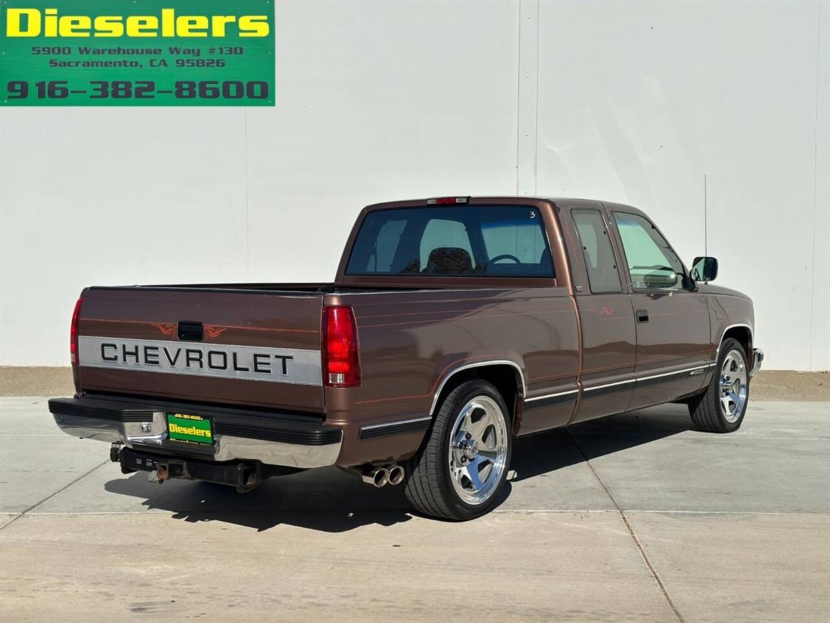 Chevrolet-Silverado-1500-extra-cab-short-bed-5.7l-v8-lowered-1994-brown-180246-3