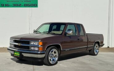 Chevrolet-Silverado-1500-extra-cab-short-bed-5.7l-v8-lowered-1994-brown-180246