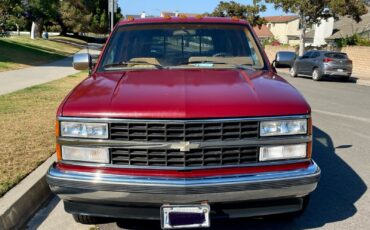 Chevrolet-Silverado-3500-1990-Crimson-red-Tan-96818-16