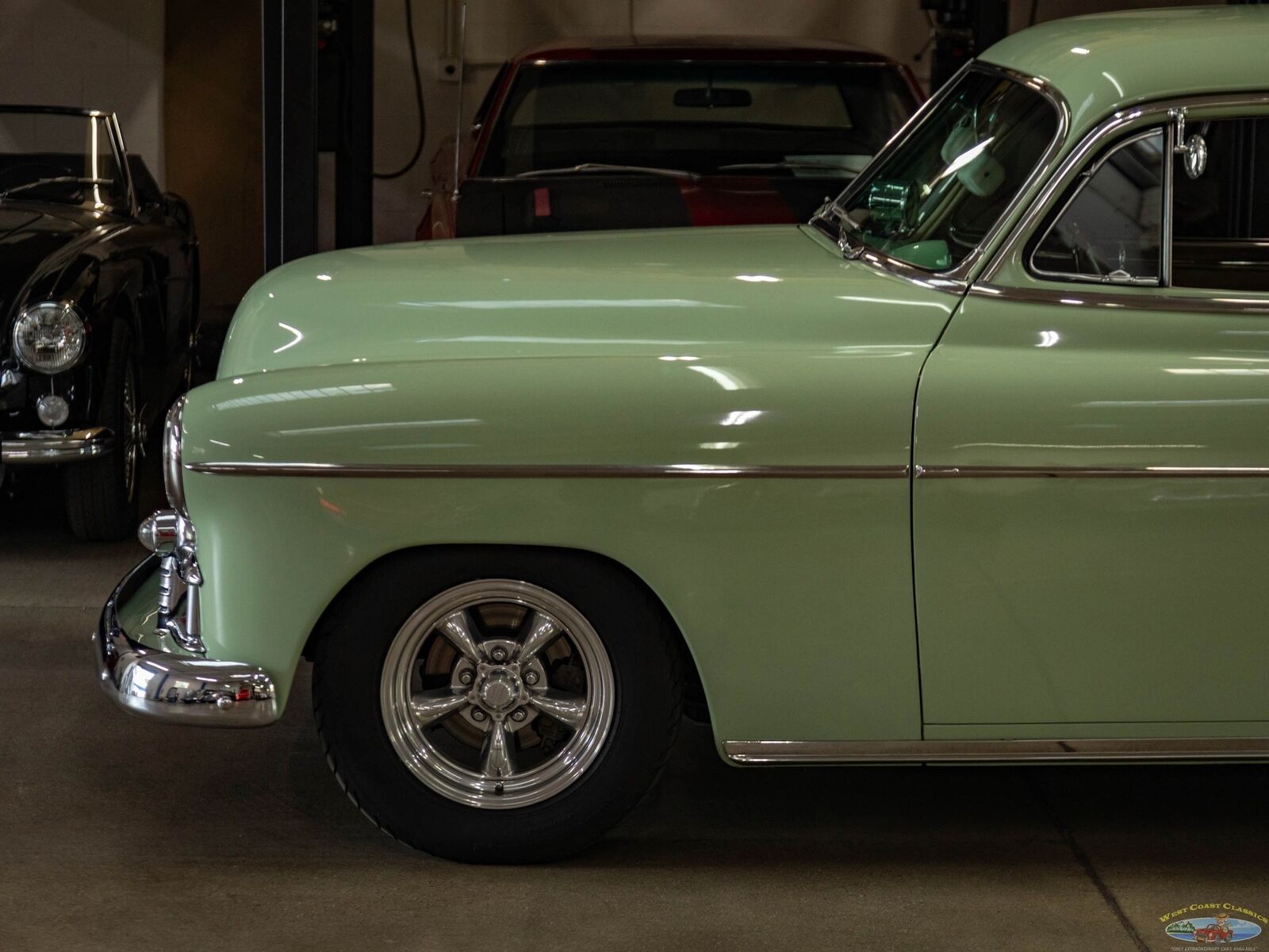 Chevrolet-Special-Fleetline-Berline-1950-Green-Tan-3438-4