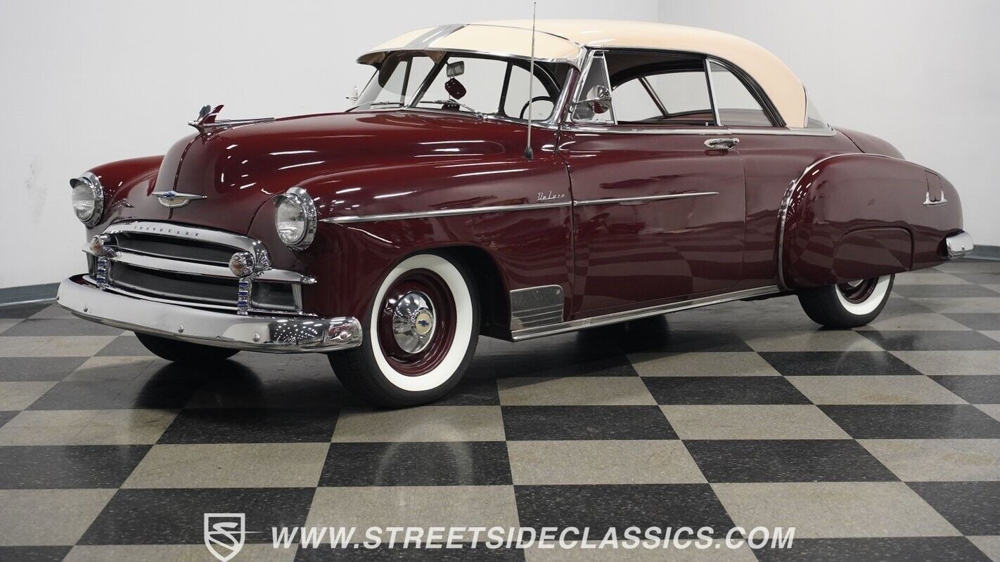 Chevrolet-Styleline-1950-Burgundy-Tan-7483-2