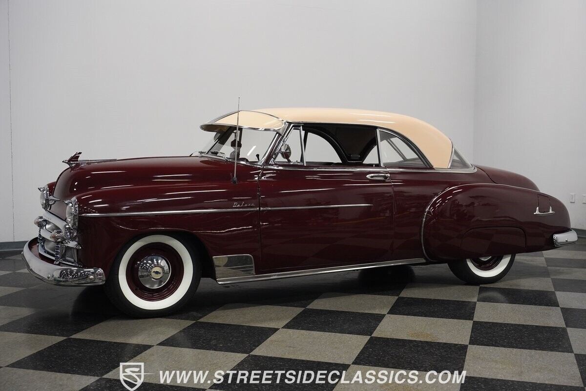 Chevrolet-Styleline-1950-Burgundy-Tan-7483-9