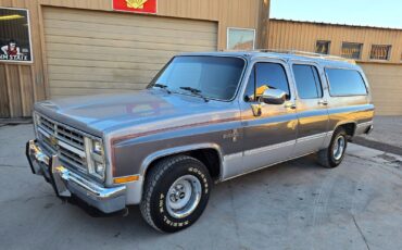 Chevrolet-Suburban-1985-SilverGray-Tan-192960-19