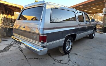 Chevrolet-Suburban-1985-SilverGray-Tan-192960-3