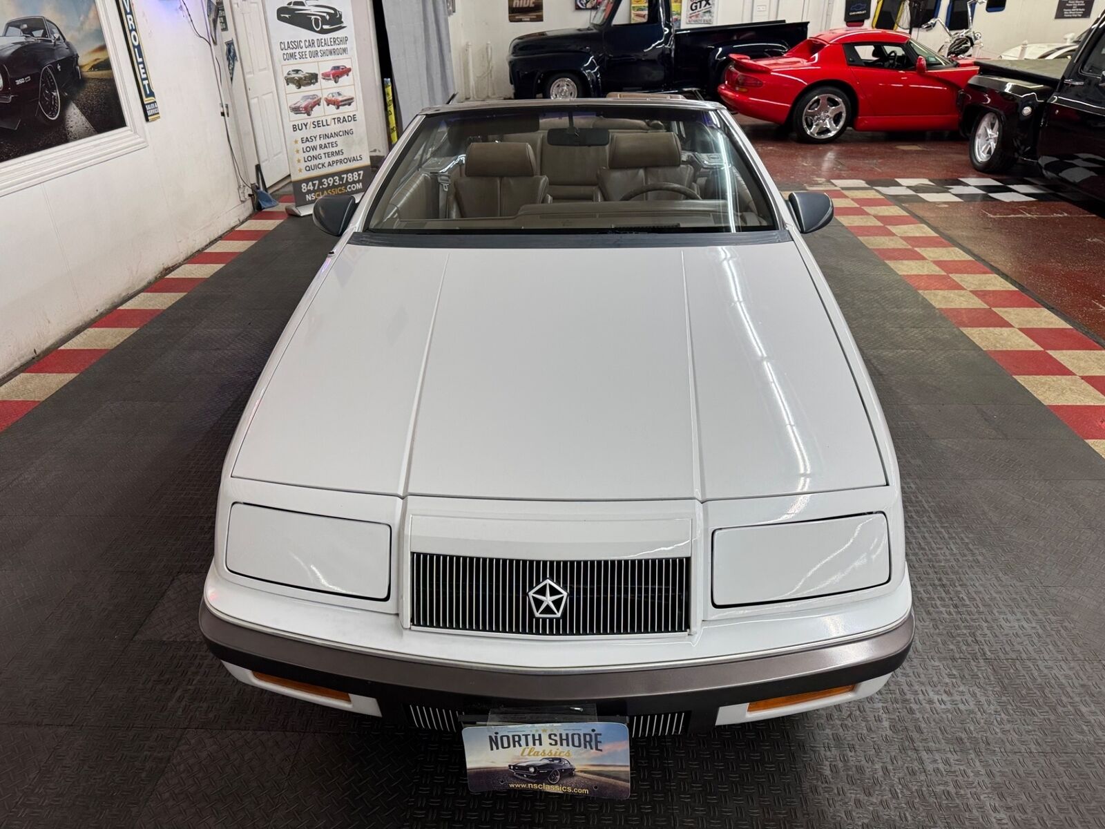 Chrysler-Le-Baron-Cabriolet-1989-White-Tan-67338-9