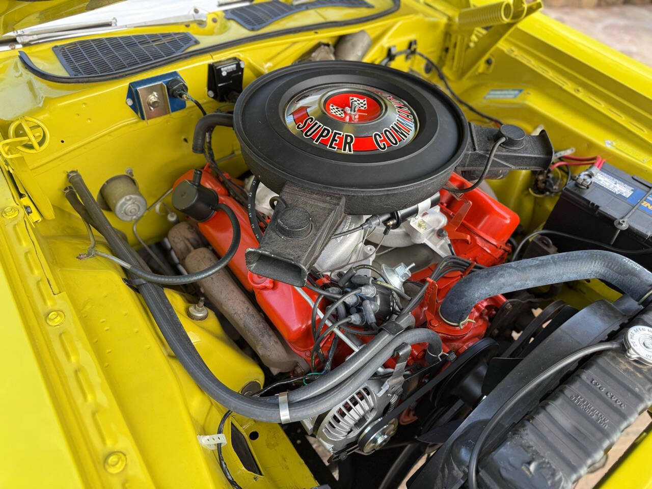 Dodge-Challenger-Coupe-1971-Yellow-Black-60009-34