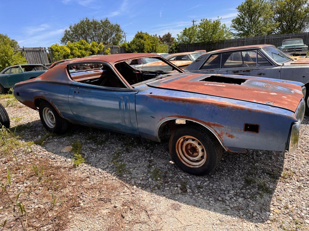 Dodge-Charger-1971-Blue-Black-99999-27