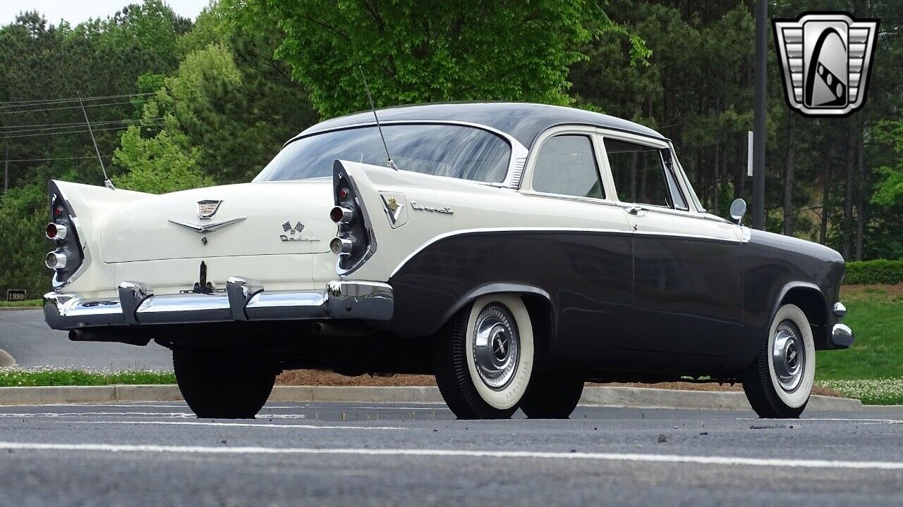 Dodge-Coronet-1956-Gray-Black-137137-6