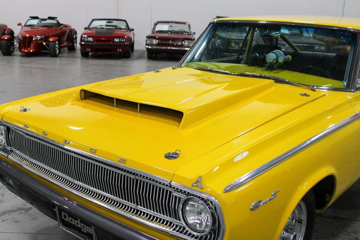 Dodge-Coronet-Coupe-1965-Yellow-Gray-157207-7