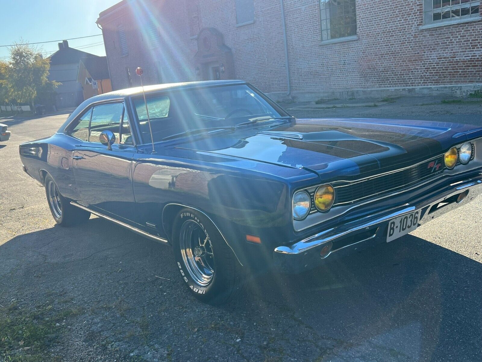 Dodge-Coronet-Coupe-1969-Blue-Black-99999-5